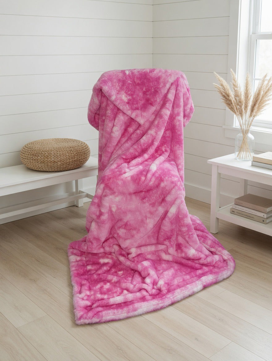 Rose Pink Tonal Whispy