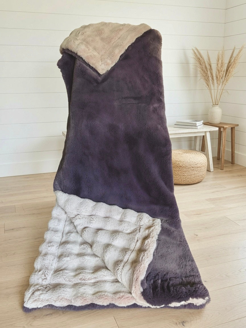 Smokey Violet Bunny Lush and Smokey Rose Powderpuff